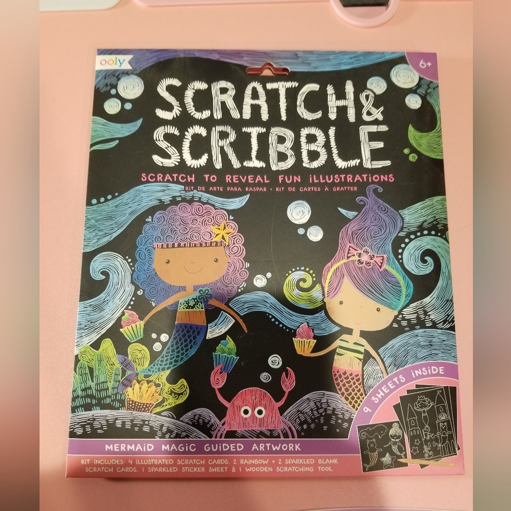 Scratch & Scribble Mermaid Magic Kit
